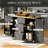 Kitchen Island With Rubber Wood Top-978768916