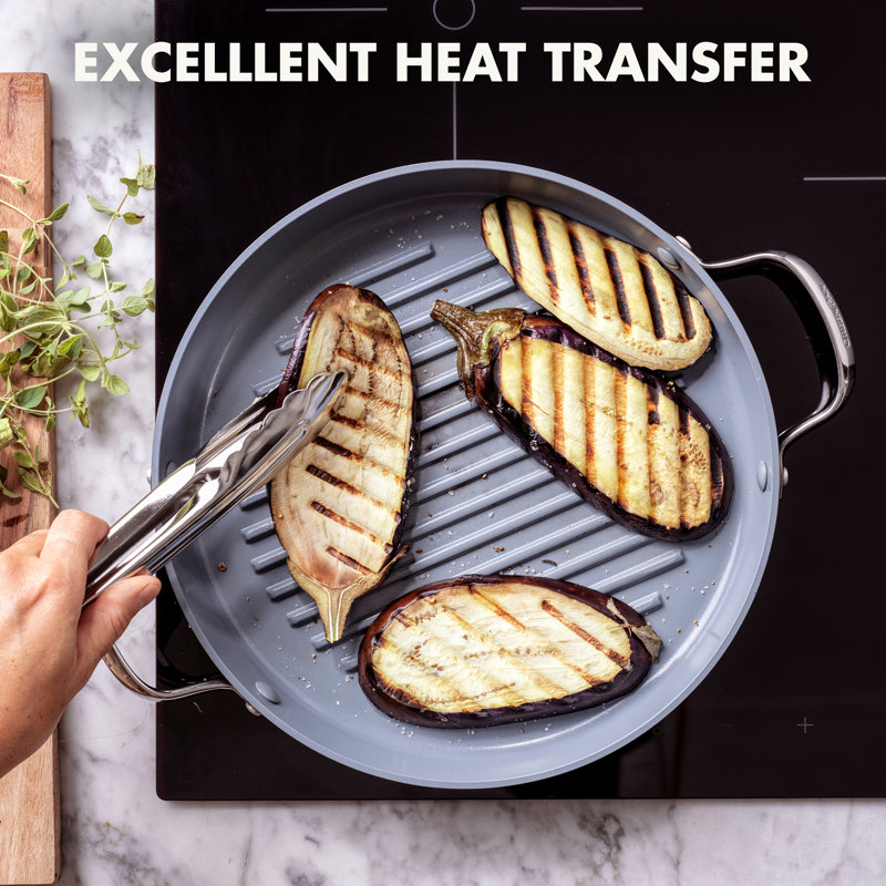 GreenPan Valencia Pro Healthy Ceramic Non Stick 11" Grill Pan