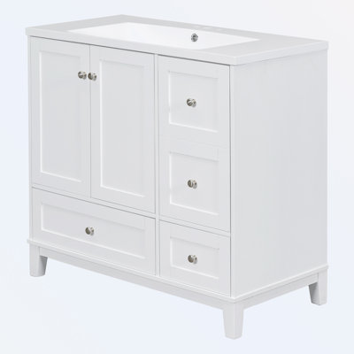 Chandace 36'' Single Bathroom Vanity with Top