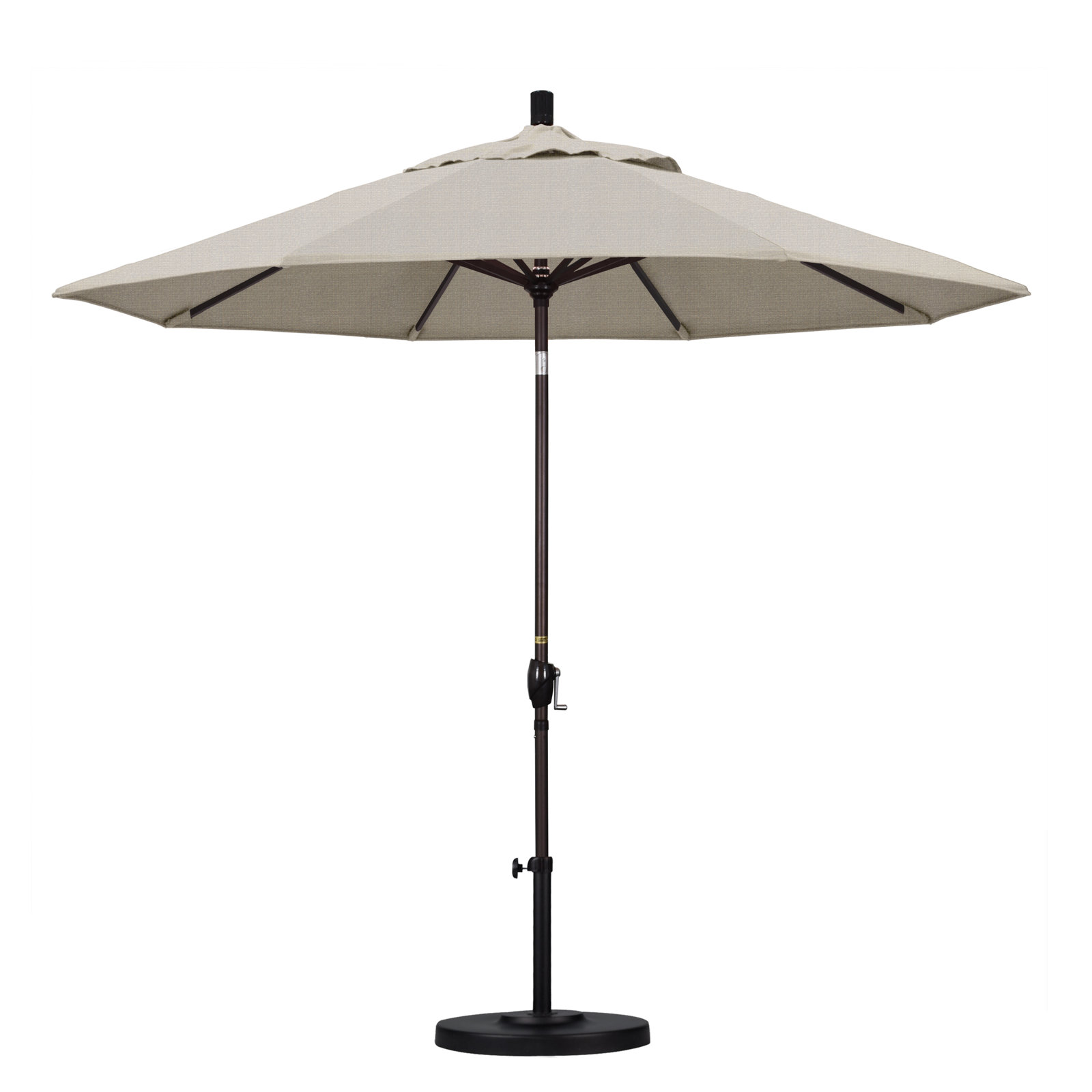 Iuka 108'' Outdoor Umbrella, Woven Granite Performance