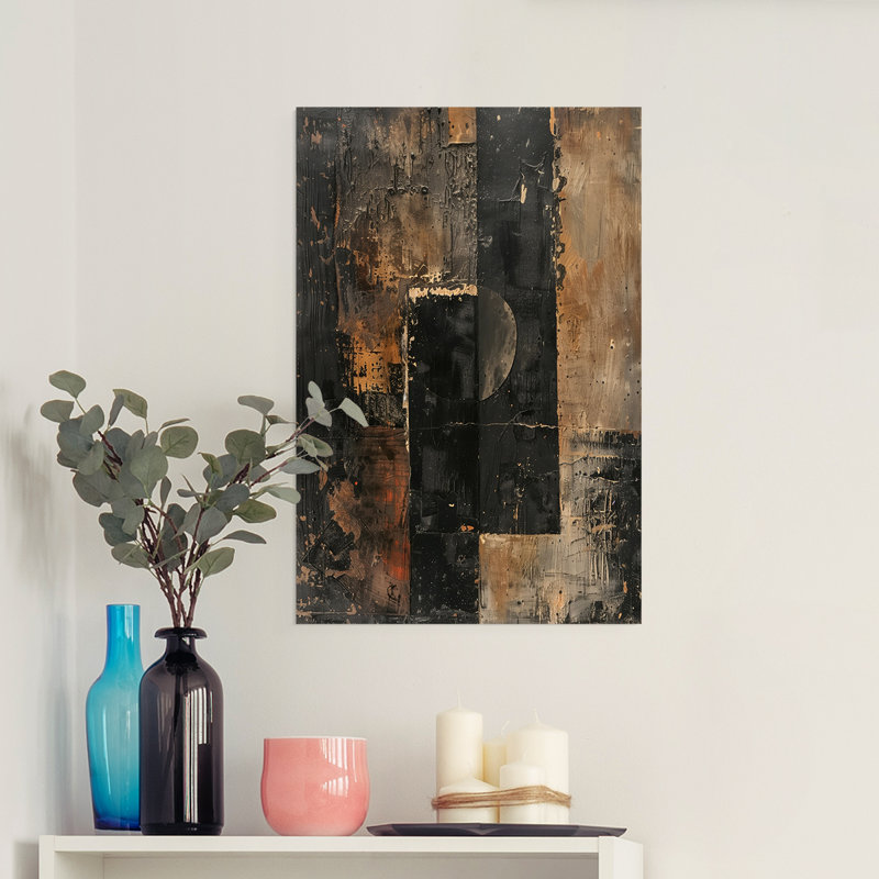 Série ABSTRACT CCLIV - Impression sur toile seulement - NON CADRE, H 48 po x l 32 po