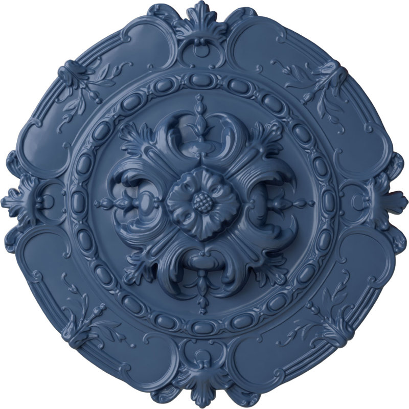 Médaillon de plafond Endurathane Southampton, DE 16 1/2 po x P 2 3/8 po, finition Americana peinte à la main, Americana