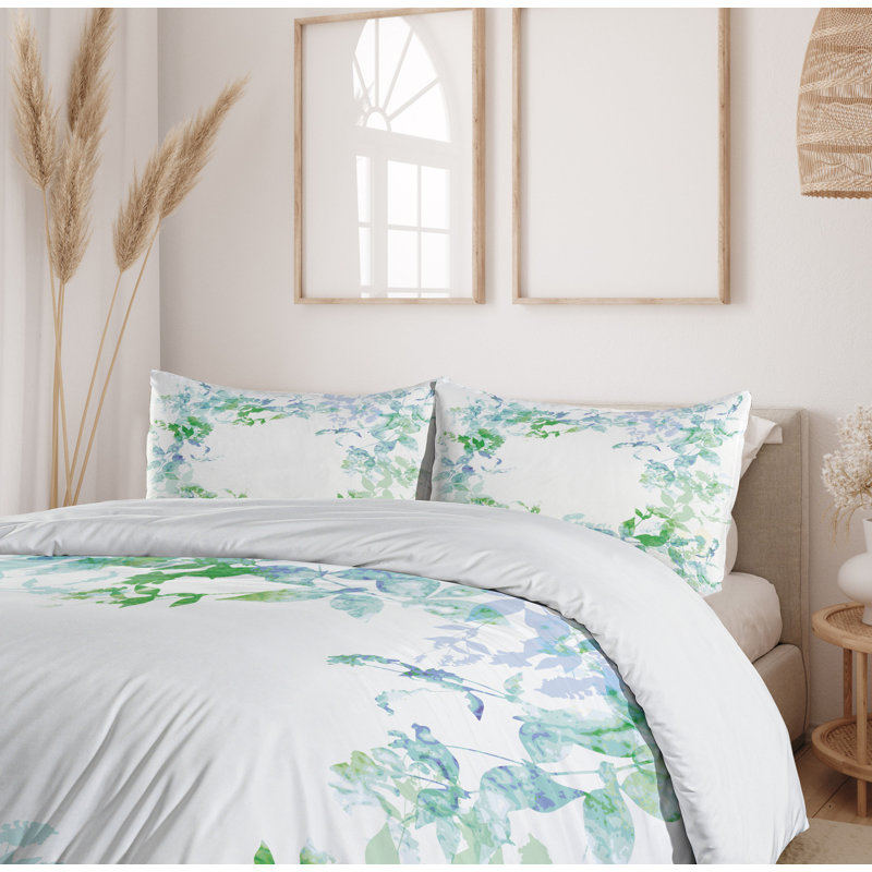 Traditional Floral Duvet Cover, King