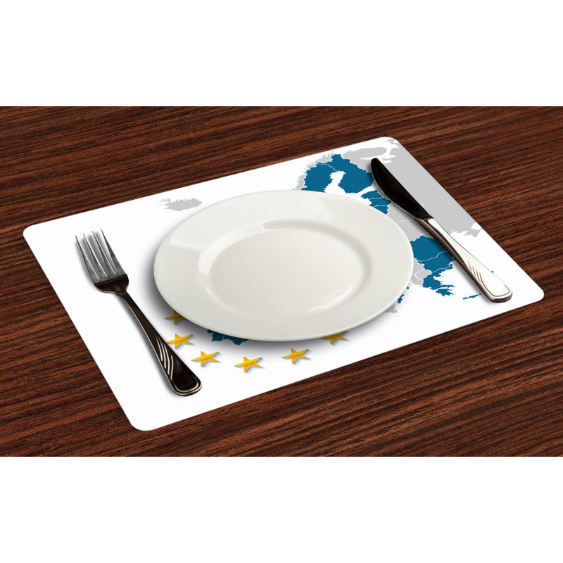 Polyester Cities & Maps Rectangle Placemat