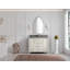 Meuble-lavabo simple 42 po avec comptoir en quartz Aberdeen