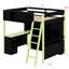 Lit mezzanine en bois avec bureau-1631314618