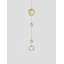 Oto Suspension Peac Amber Striped Satin Nickel G9 Ul-612276015