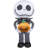 Stylized Jack Skellington Halloween Greeter with Jack-O'-Lantern