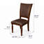 Ensemble de salle à manger rectangulaire extensible de 118 pouces Traditional 13 pièces, finition espresso avec chaises rembourrées en similicuir brun foncé, bois d'hévéa massif