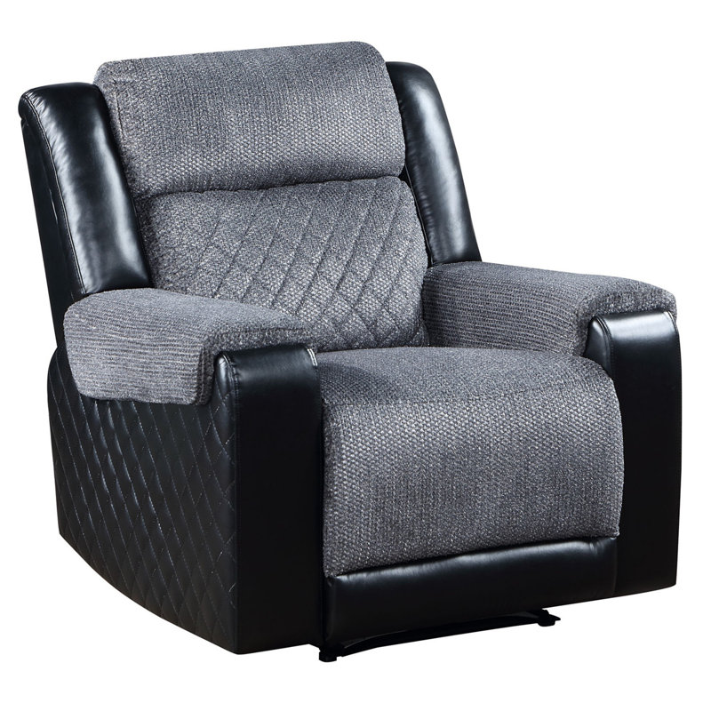 Fauteuil inclinable gris / noir