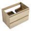 Meuble-lavabo 30 po avec lavabo en céramique et 2 tiroirs à fermeture en douceur - fixation murale en chêne et 2 finitions douces-1223538018-1223538017-1223538031