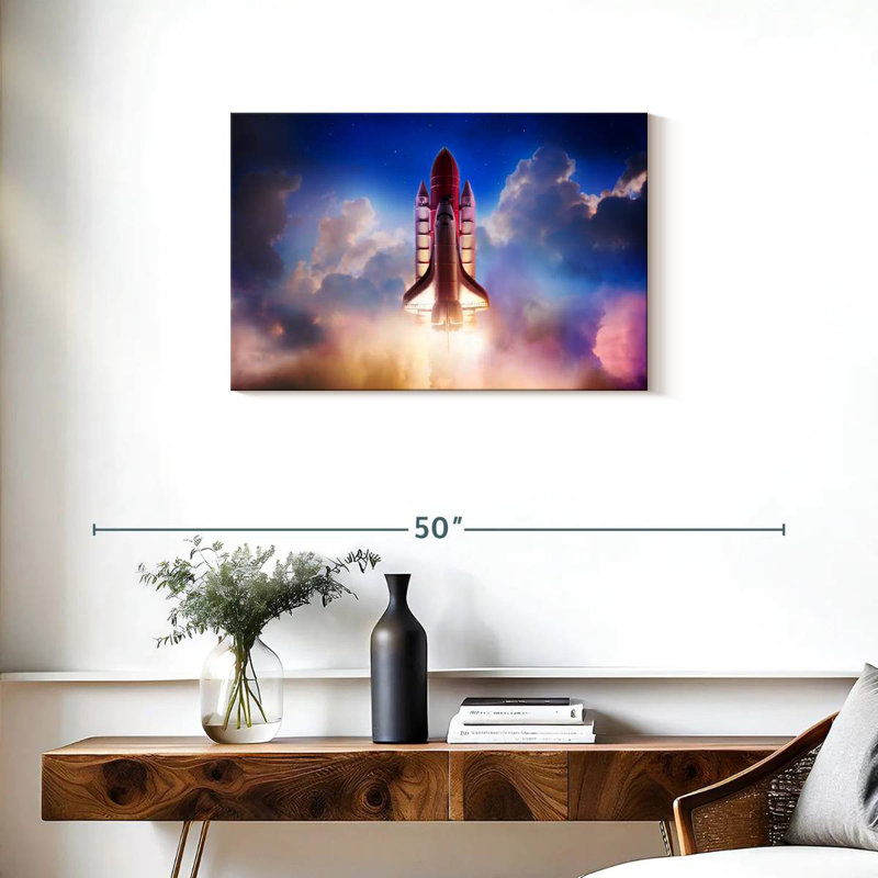 Oberle Rocket To The Sky, 20" H x 30" W