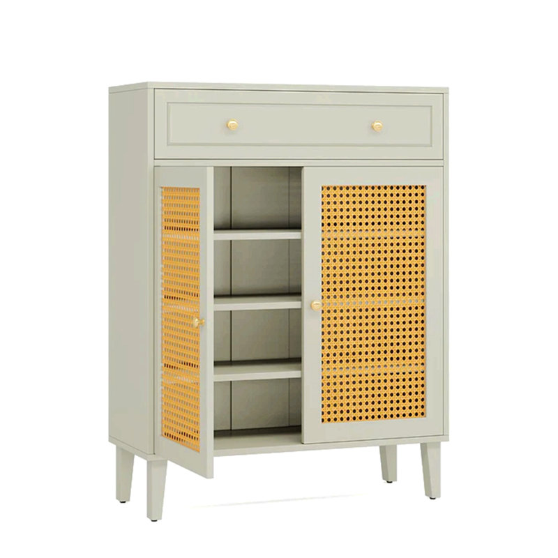 Range-chaussures de style nordique, armoire à chaussures chic, armoire spéciale