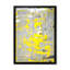 Jaune et gris fusionnant abstrait VI - œuvre d'art moderne et contemporaine sur toile-1993187483-1993187482