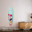 «Flamingo In», planche de surf en acrylique par Notoriart