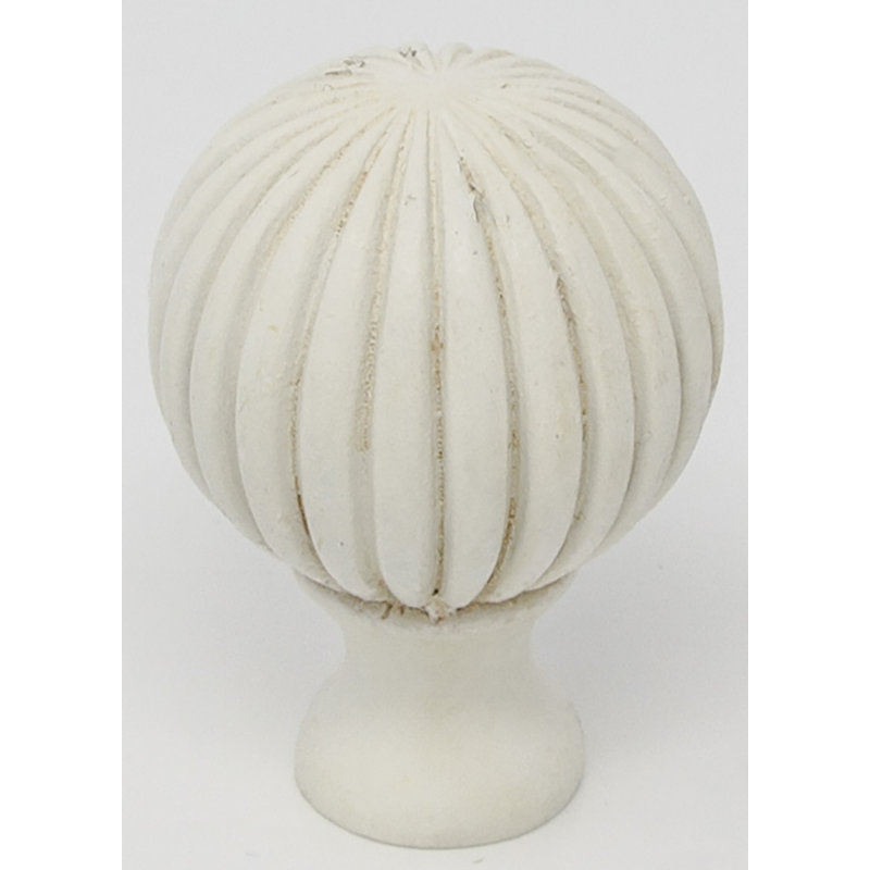 Faiteau de lampe sphérique Abrahamsen, Blanc antique