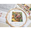 Ensemble de point de croix compté Santa's Rest par la cheminée par Letistitch L8052