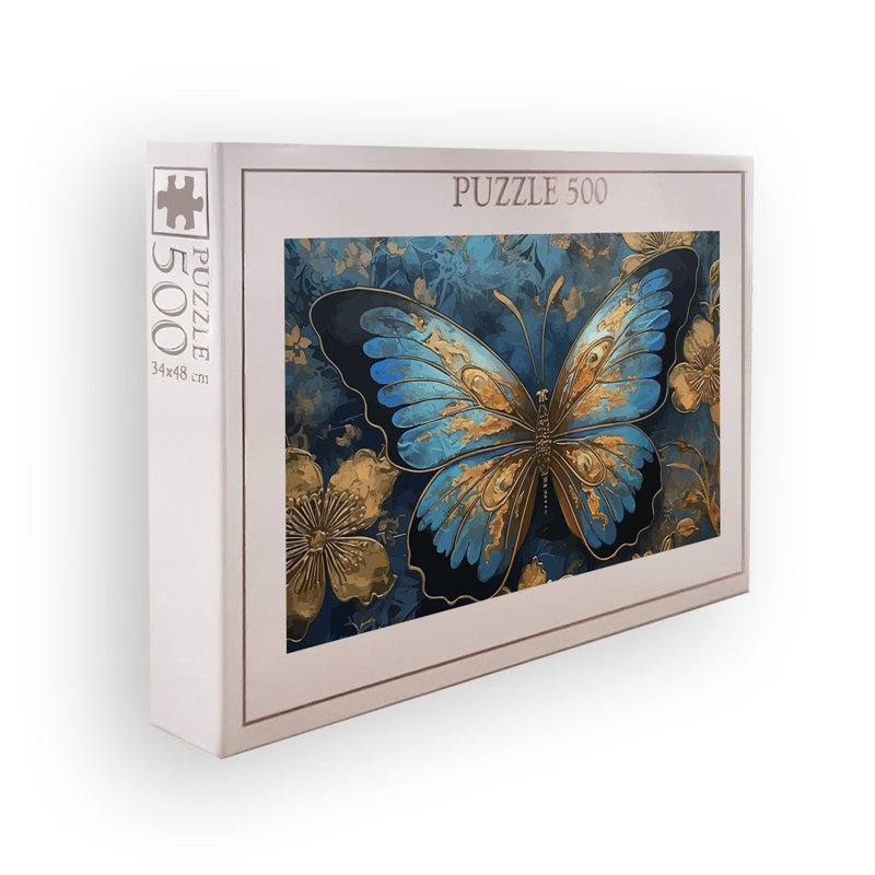 500-Piece Puzzle, 100% Cardboard, 18.9 x 13.4 inches | Box Size: 13.2 x 9.1 x 2.0 inches | Perfect for Family Fun & Relaxation, High-Quality, Durable Pieces for Easy Assembly, Ideal Gift for Puzzle Lovers