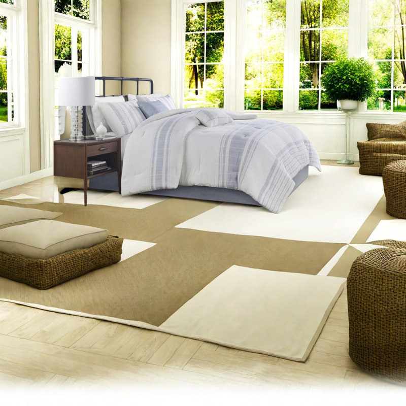 Premium Cotton Jacquard Bedding Sets, Oversized Comforter, Farmhouse Style, Cozy Home