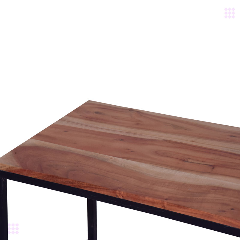Solid Wood Top Coffee Table