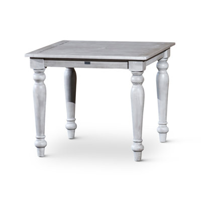 Catoria Eucalyptus Square Solid Wood Top with Solid Wood Base Dining Table