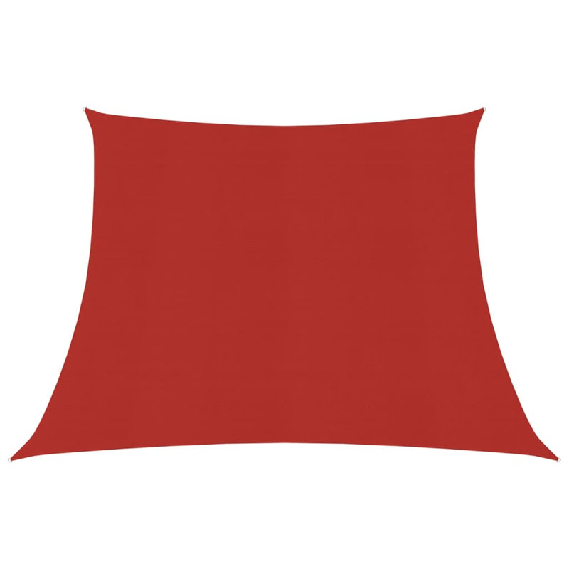Dakota Fields Plastic Cover Retractable Freestanding Awning, 400cm W x 200cm D, Red
