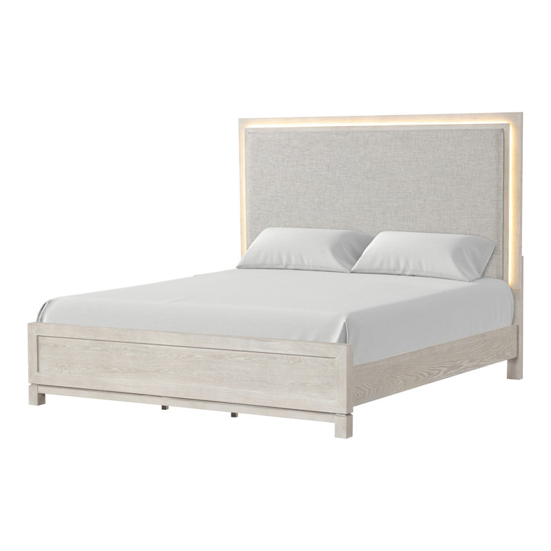 Bellamy Panel Bed With Led, Queen