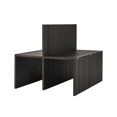 Quad Shelf Cube Organizer Insert, Tobacco Oak