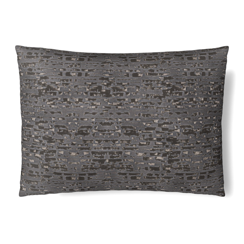 Delphi Jacquard Pillow Sham, Steel, King