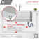 Versa STYLISH 33 inch Workstation Single Bowl Undermount 16G Kitchen Sink with Built in Accessories