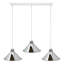 Martinique 3 - Light Chrome Kitchen Island Pendant