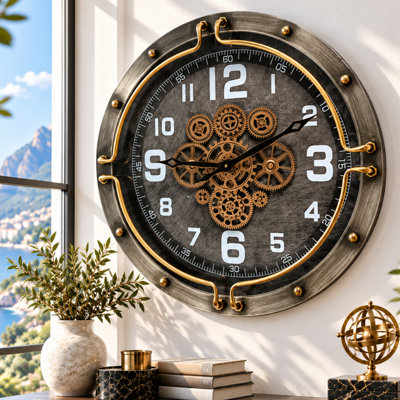 Metal Wall Clock