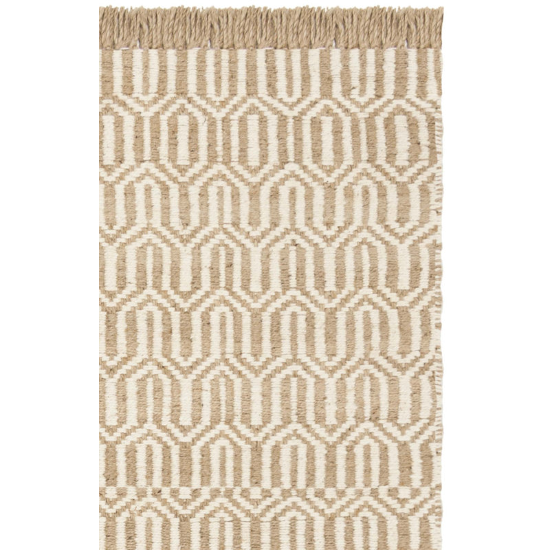 Oakland Fiber Hand Woven Jute Geometric Rug, Runner 2'3" x 8'