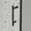 Porte de douche pivotante pivotante avec verre trempé-113150669