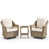 White Cushion/Light Brown Frame is out of stock selected