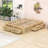 Wooden Platform Bed with 6 Drawers-212478041-212478045