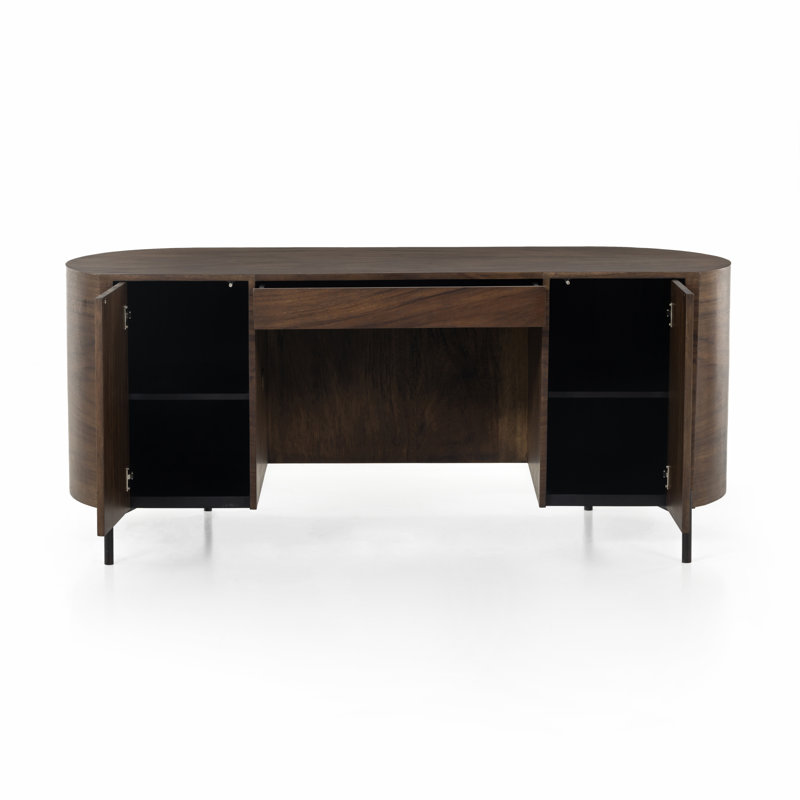 Lunas Executive Desk, Caramel Guanacaste