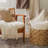 Ivory Chevron Neutral Throw Pillow, 18" x 18", Throw Pillow For Couch or Bed
