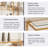 5-tier Bookshelf, Tempered Glass Display Shelf, Modern Open Shelf Bookshelf, Tall Storage Open Bookcase For Living Room, Home Office, Bedroom, Golden-306668248