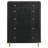 Kevin 5-drawer Bedroom Chest Black-479866475