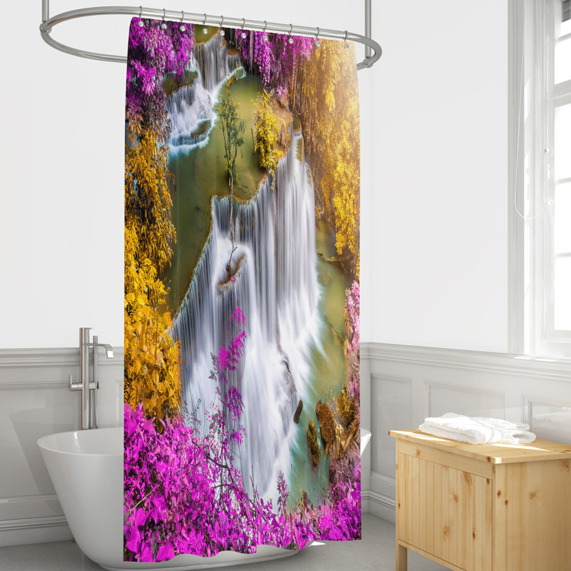 Rideau de douche simple, 72 po x 70 po