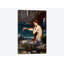 A Mermaid by John William Waterhouse - Print on Canvas-56674566-34180475