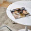 Table basse blanche moderne 31,5 po-966744350