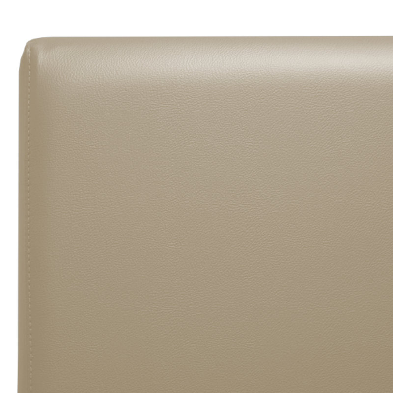 Olympic Style Single Restaurant Booth Seating - Plain Back Design, 36'' H x 60'' W x 24'' D, Beige