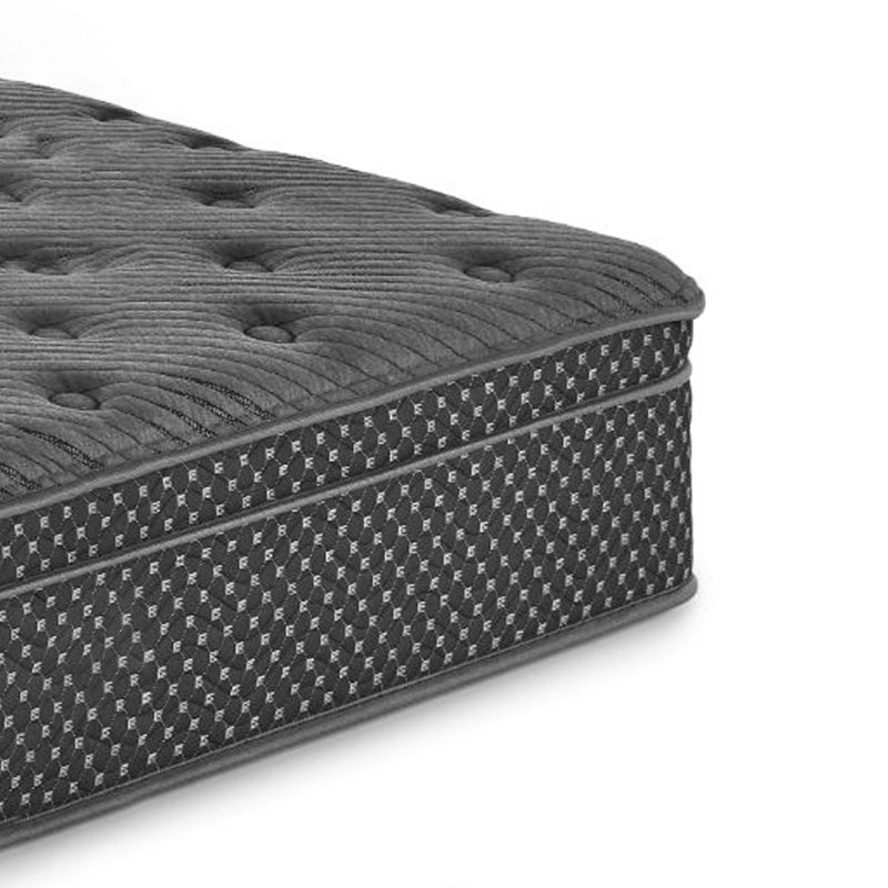 Matelas hybride matelassé Eurotop, moelleux, Très grand simple