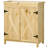 Garden Storage Cabinet, Outdoor Tool Shed With Galvanized Top And Two Shelves
