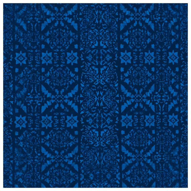 Couvre-lit matelassé bleu à motif fleuri toutes tailles, Grand lit