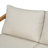 Craig Outdoor Acacia Wood Loveseat