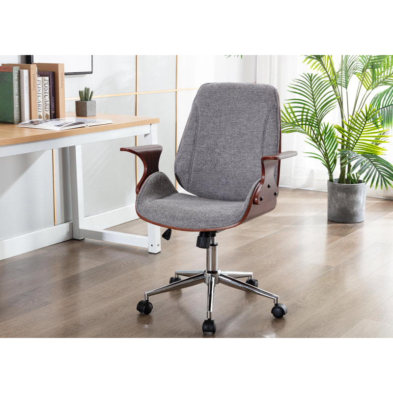 Chaise de bureau Colter, Gris foncé