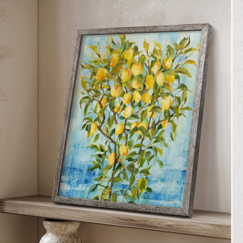 Lemonade Framed Print - Solid Wood, 11" H x 9" W